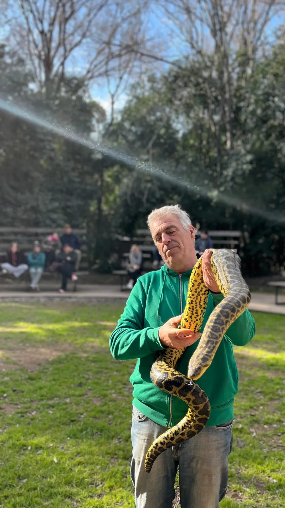 Charla de reptiles para delegaciones