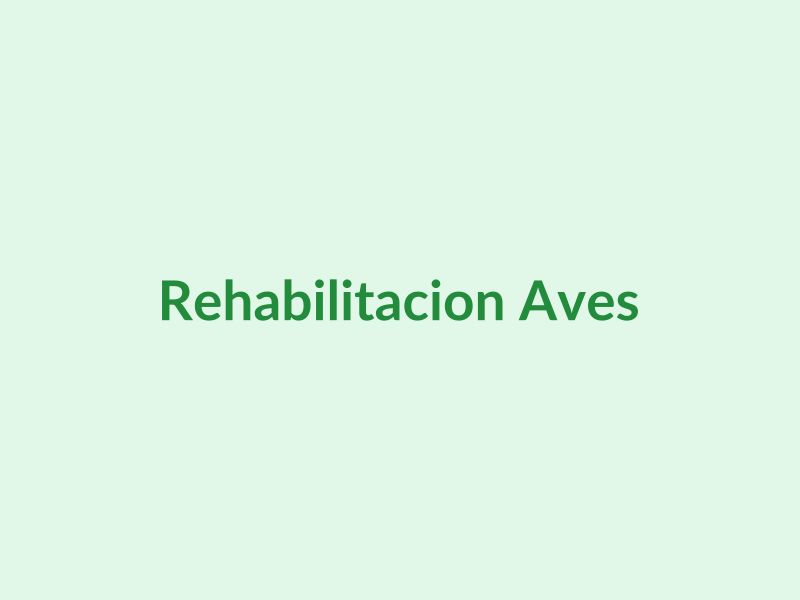 Rehabilitación de Rapaces